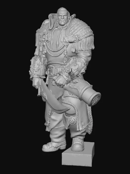 3D model for Warrior Commandant