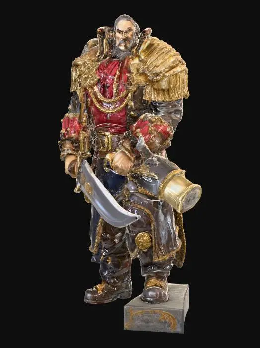 3D model for Warrior Commandant