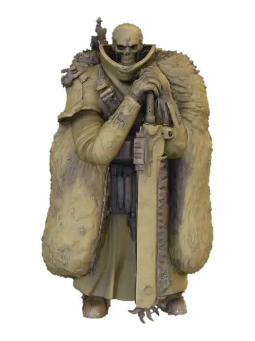 The Warlord's Rest - Warhammer40k 3D model, vytvořený pomocí AI