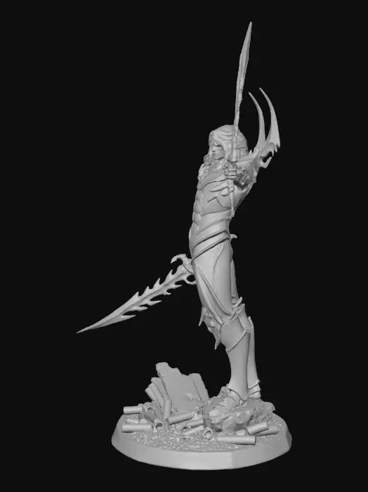 3D model for Darkblade Warrior