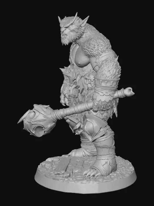 3D model for Orc Warrior Titan