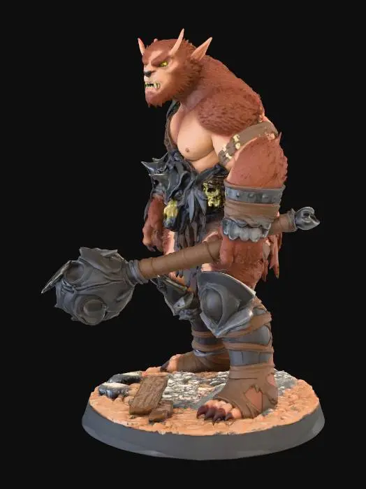 3D model for Orc Warrior Titan