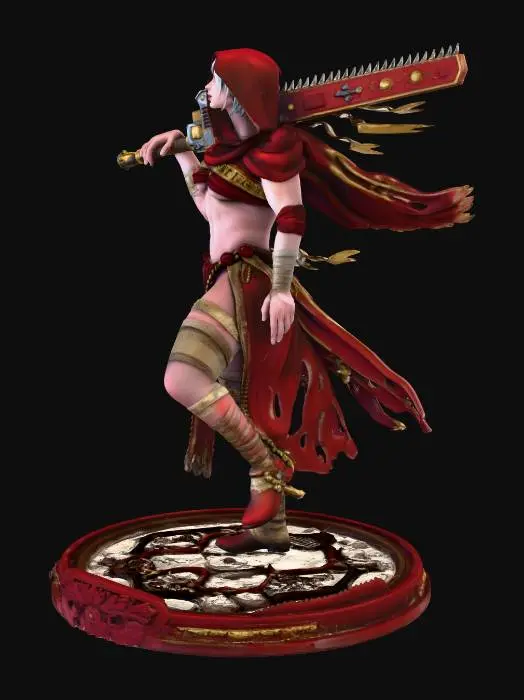 3D model for Warrior's Resolve