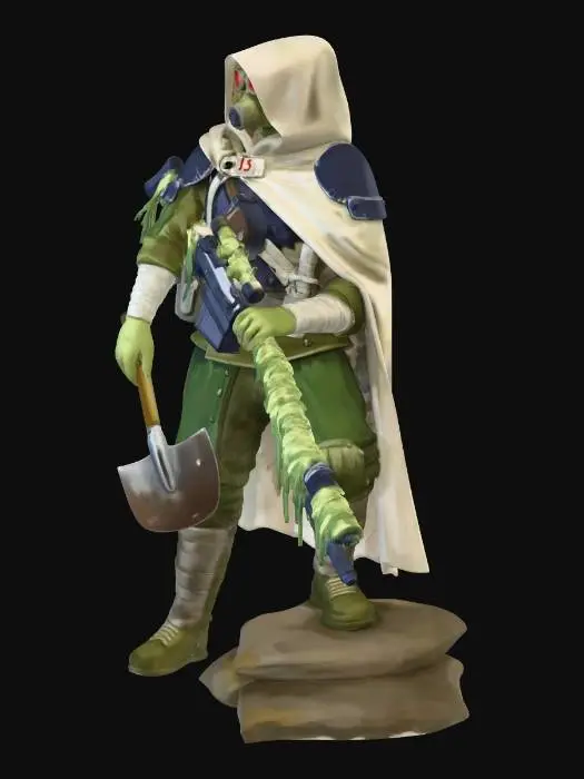 3D model for Verdant Raider