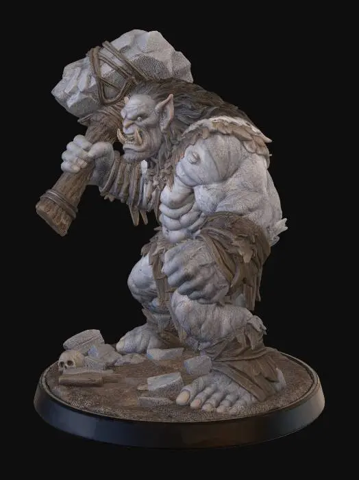 3D model for Stonebreaker Troll