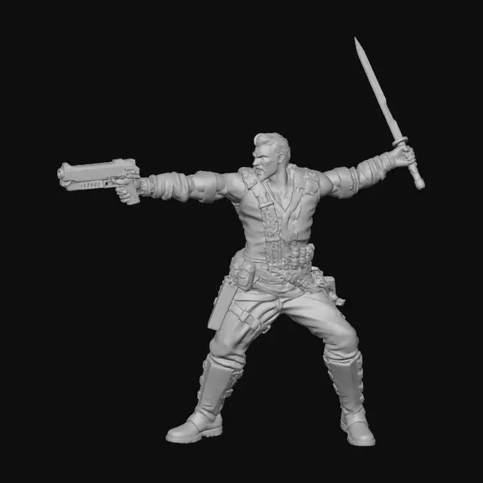 3D model for Warrior in the Forest