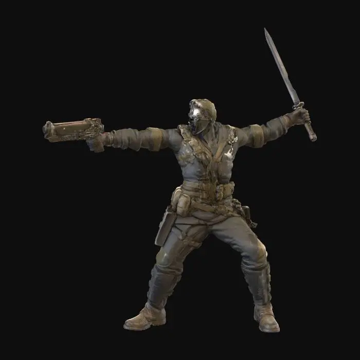 3D model for Warrior in the Forest