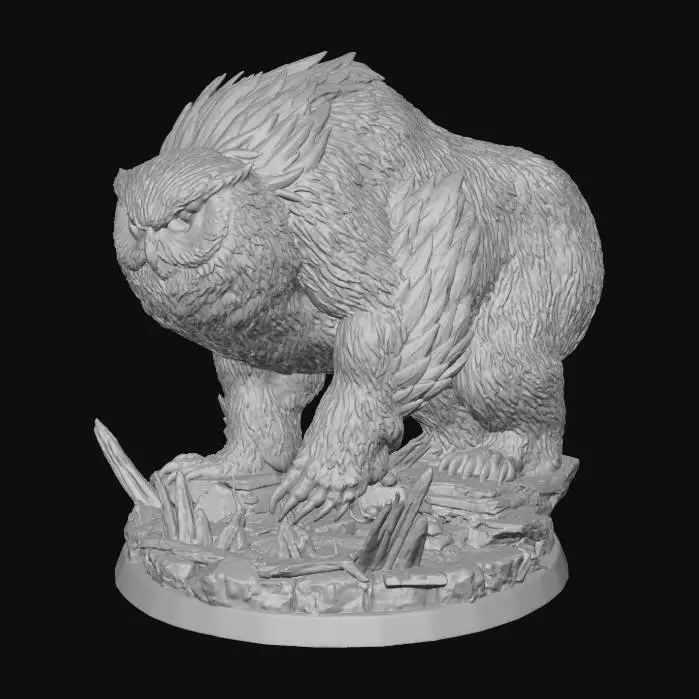 3D model for Owlbear Sentinel