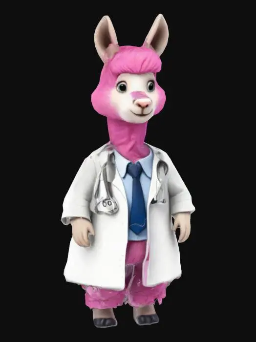 3D model for Doctor Llama
