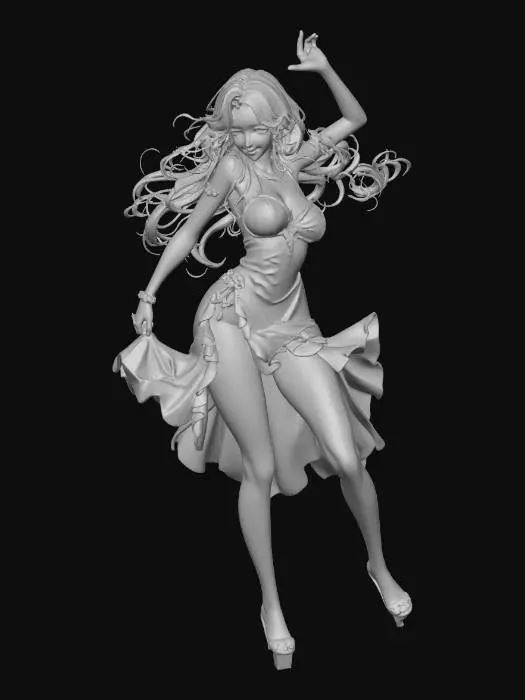 3D model for Scarlet Serenade female