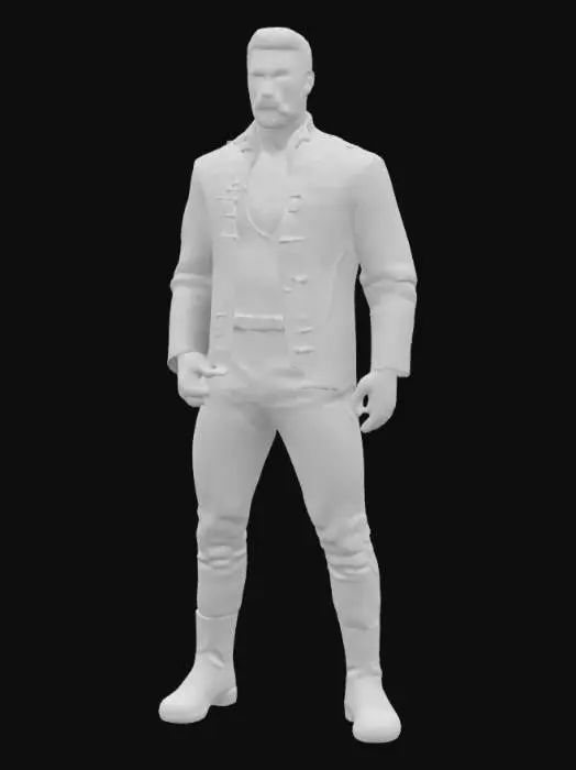 3D model for ultra realistic high detail freddie mercury