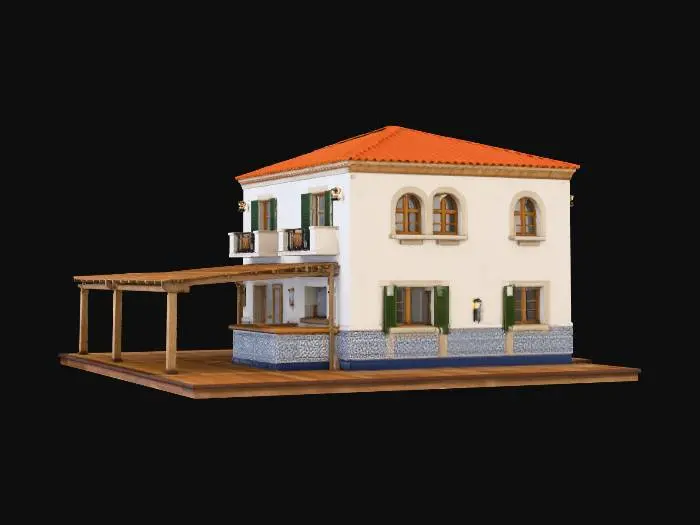 3D model for Mediterranean Casa