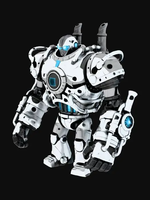 3D model for 메탈릭_로봇_에고몽친구