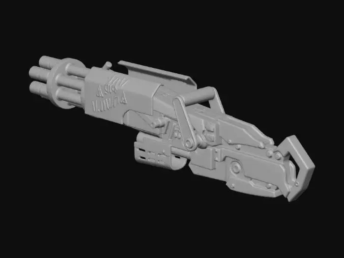3D model for Hasta La Vista Minigun