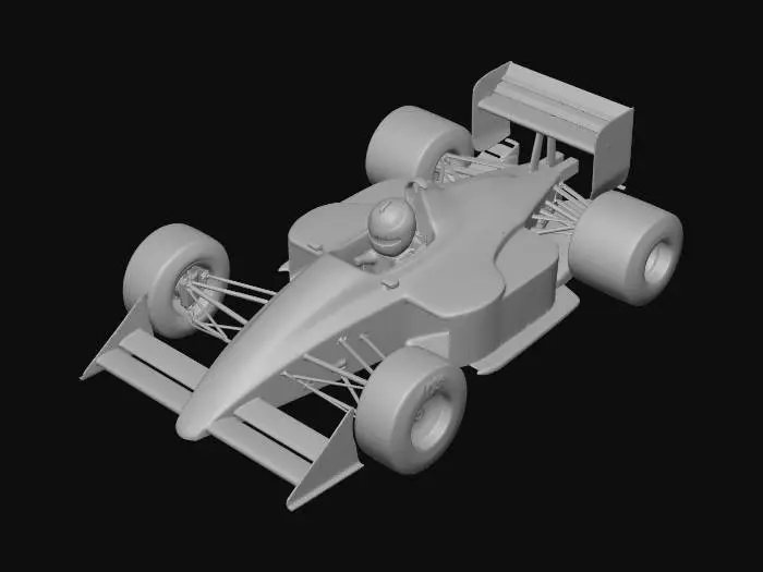 3D model for Formula 1 Legend on Track