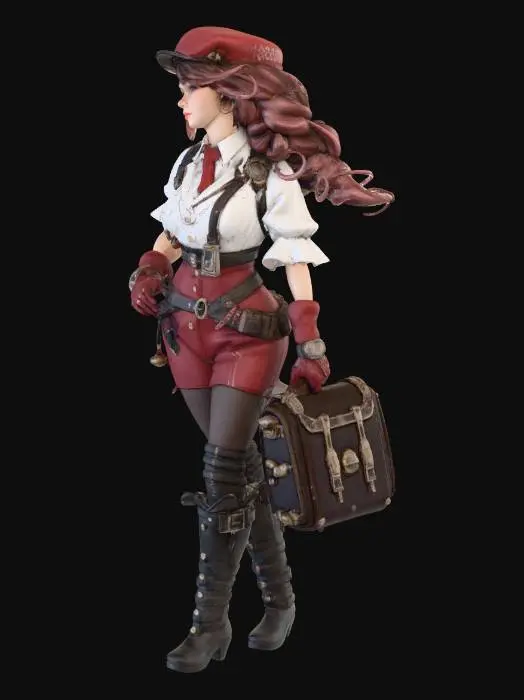 3D model for Steampunk Traveling Adventure