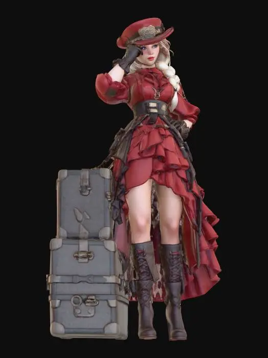 3D model for Adventurous Elegance