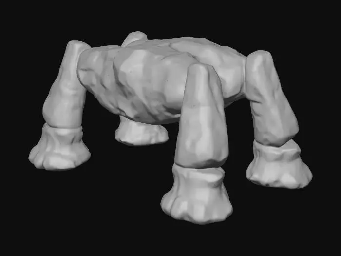 3D model for Cracked Granite Golem