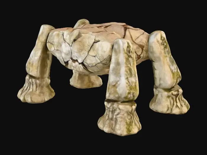 3D model for Cracked Granite Golem