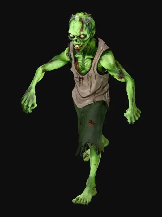 3D model for Zombie Lurker
