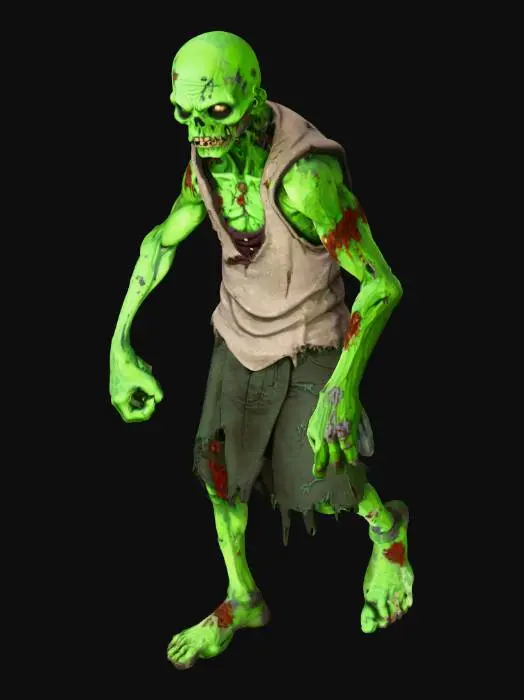3D model for Zombie Lurker