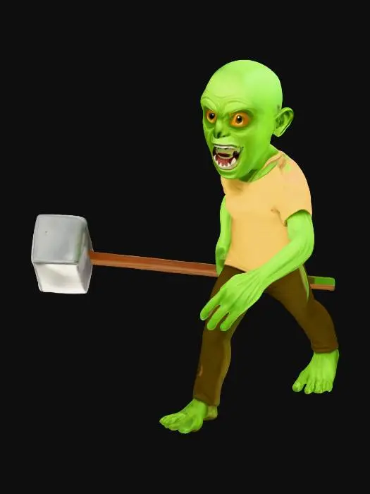 3D model for Goblin Warrior