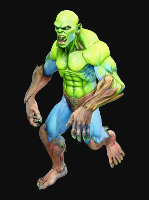 3D model for Mutant Hulk Monster