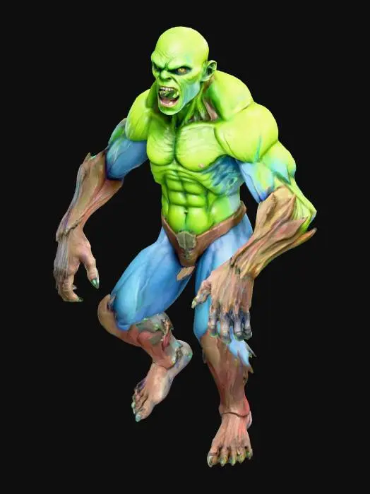 3D model for Mutant Hulk Monster
