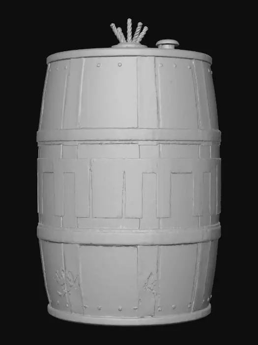 3D model for Explosive Barrel