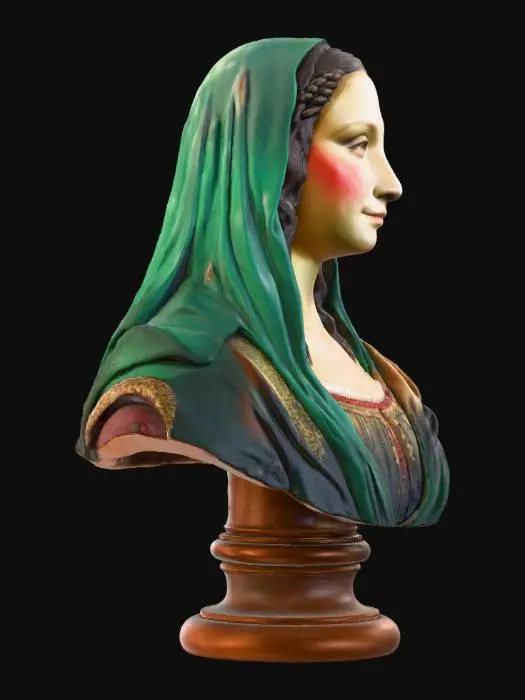 3D model for Renaissance Bust