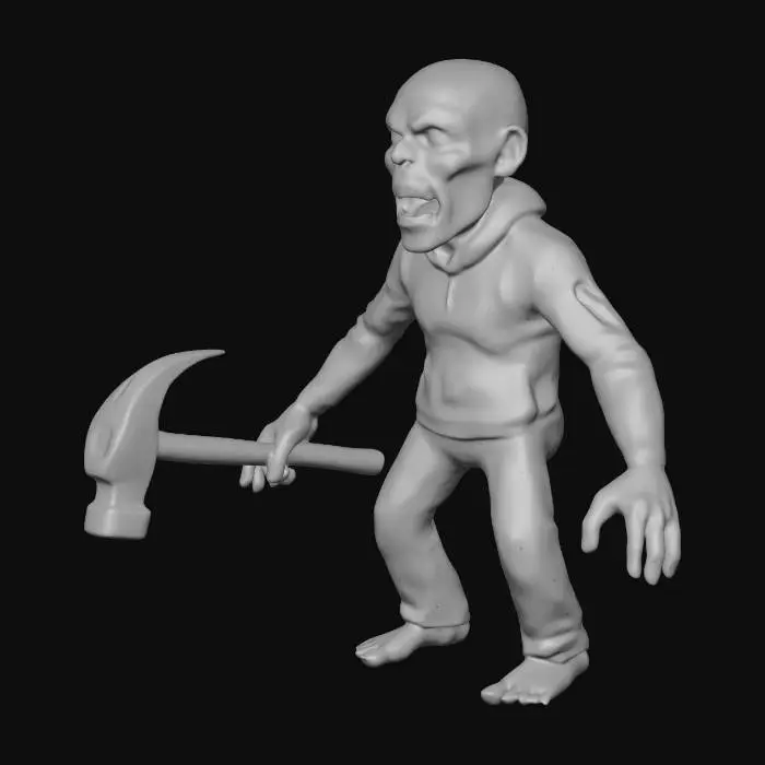 3D model for Zombie Carpenter