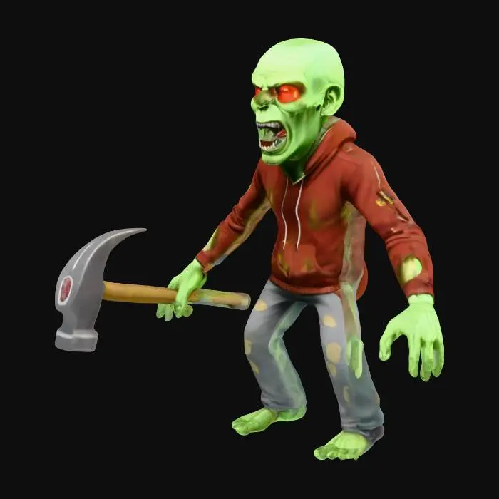 3D model for Zombie Carpenter