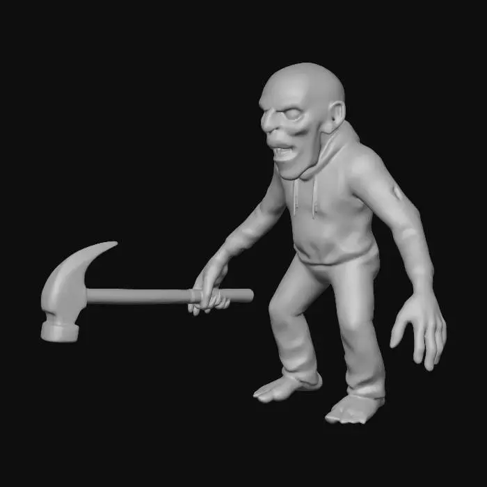 3D model for Zombie Carpenter