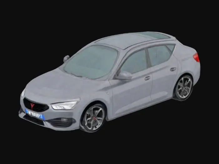 3D model for Gray Sport Hatchback