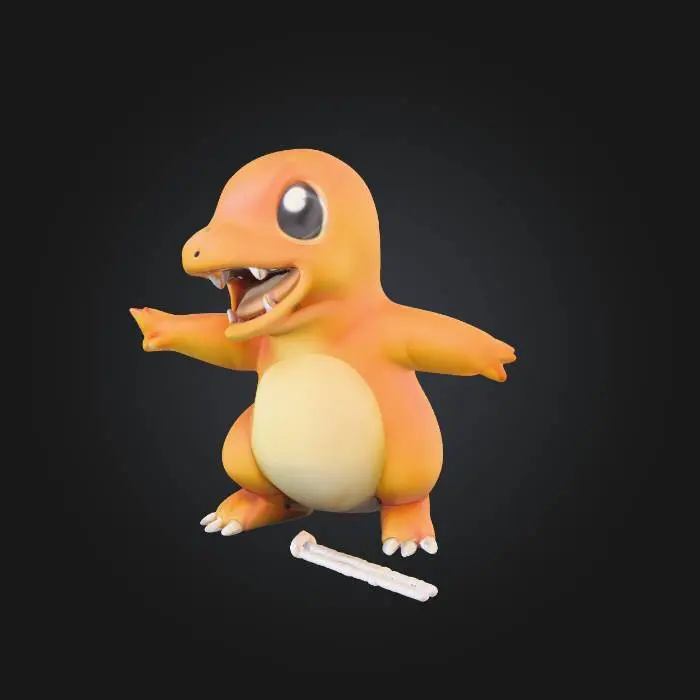 3D model for Fiery Friend