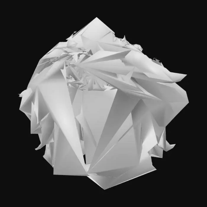 3D model for Roblox Fluffy Blonde Hair