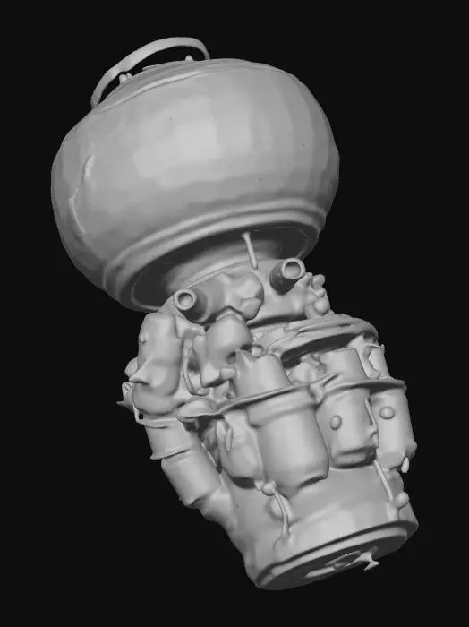 3D model for Rocket Engine Component
