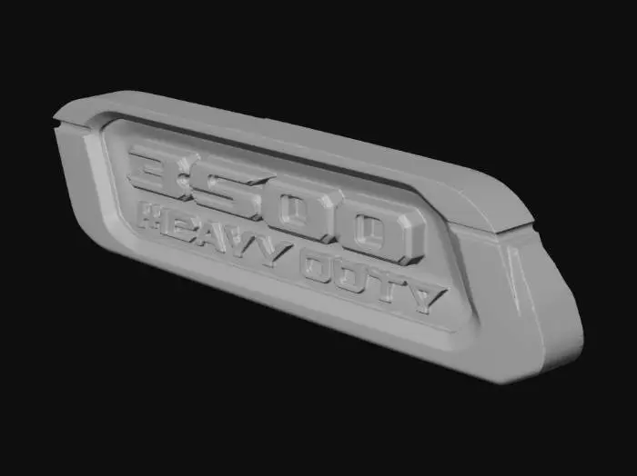 3D model for 3500 Heavy Duty Emblem