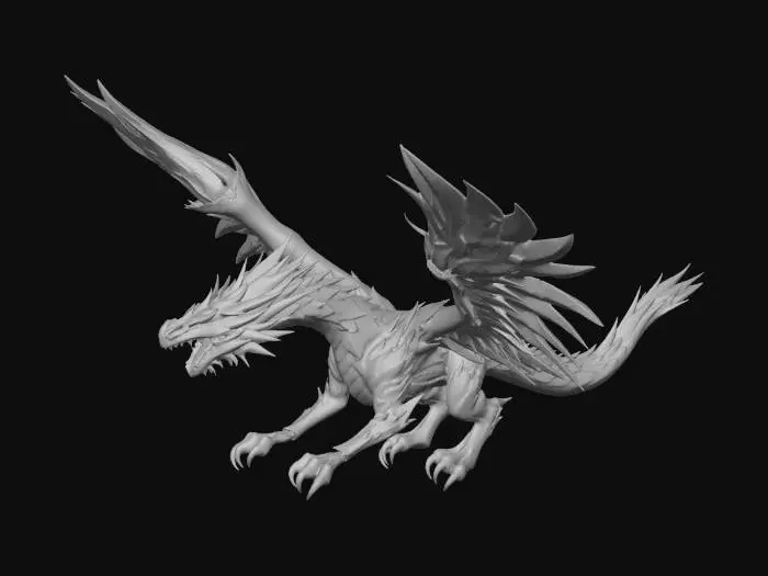 3D model for Azure Dragon