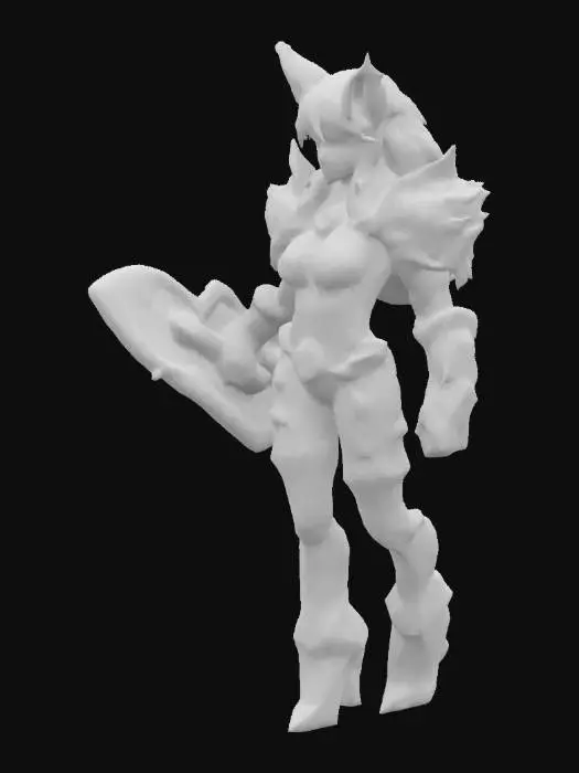 3D model for Warrior of the Ember Eclipse