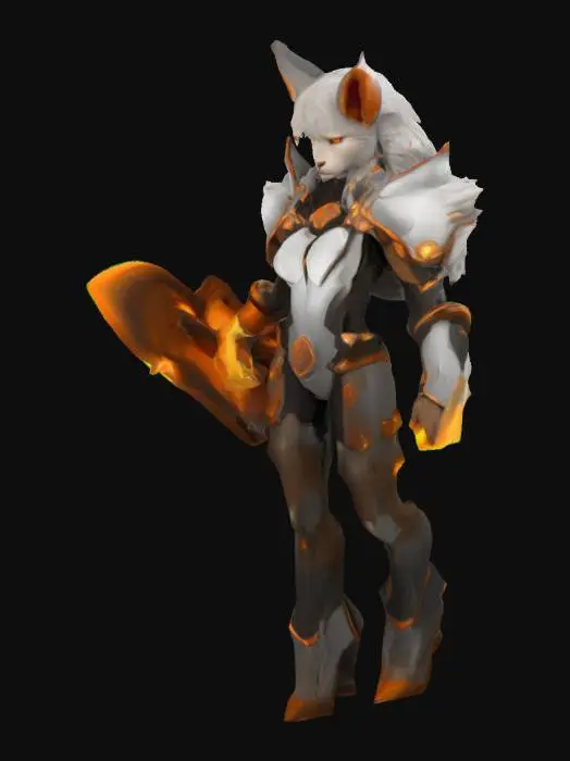 3D model for Warrior of the Ember Eclipse
