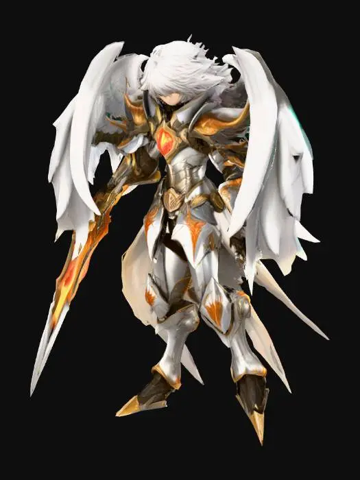 3D model for Eternal Blaze Knight