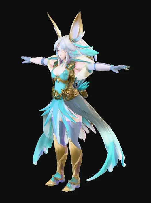 3D model for Ethereal Dancer