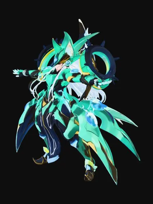 3D model for Electro Knight Emergence