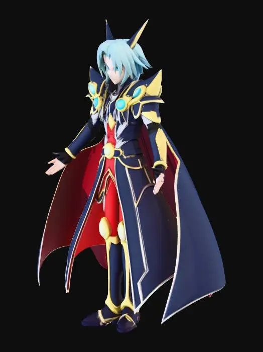 3D model for Warrior of Light