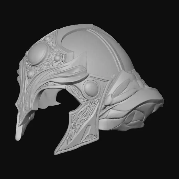 3D model for Regal Helm of the Crystal Guardian