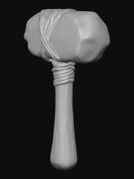 3D model for Stone Hammer
