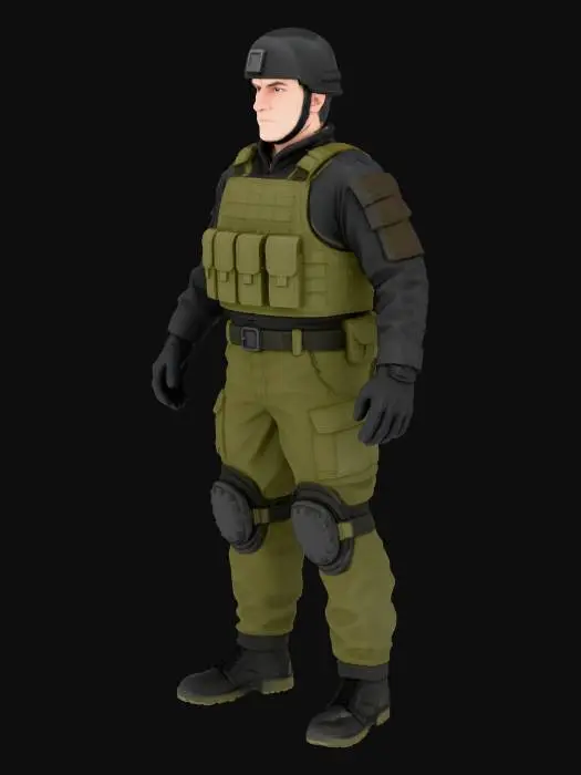3D model for Tactical Operative