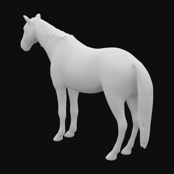 3D model for Majestic Chestnut Horse