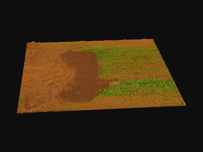3D model for ultra realistic farmers field, should include soil piles